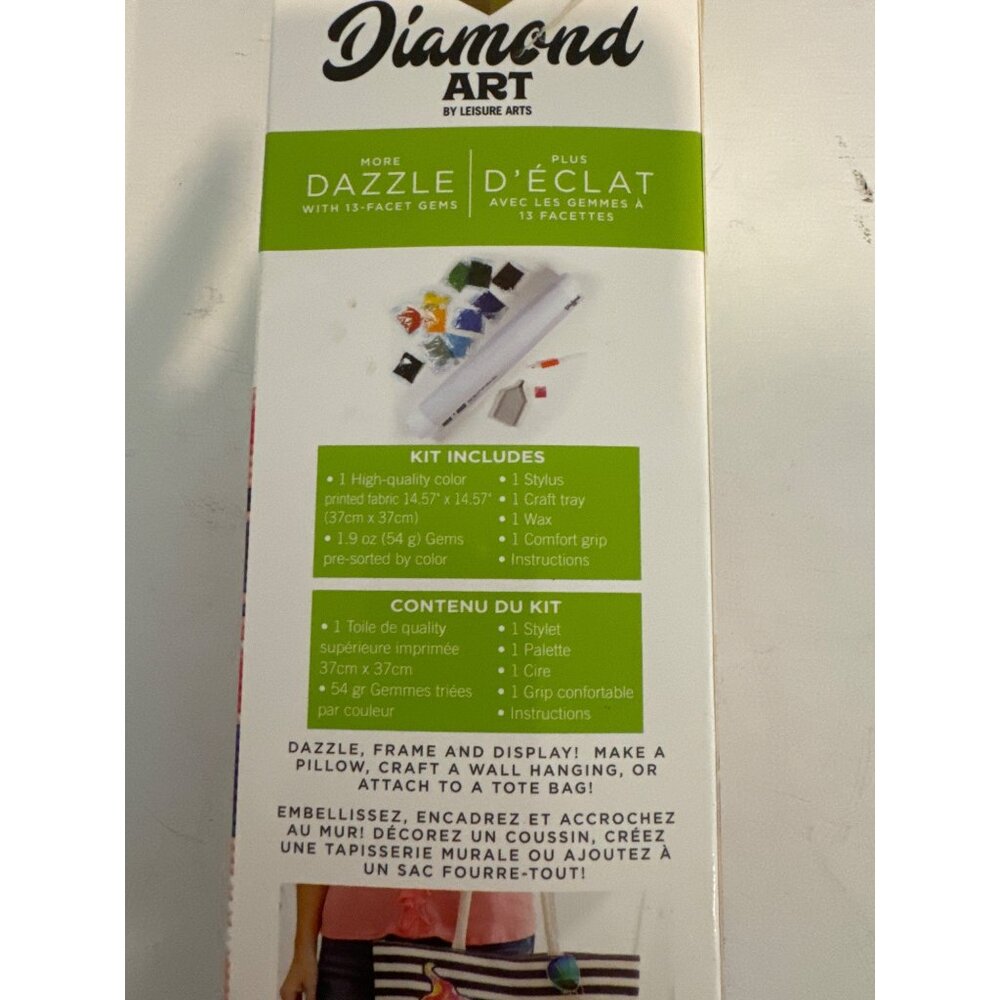 Leisure Arts Diamond Painting Kit Dazzling Gem Poppies Intermediate Lvl 12x12 - Picture 6 of 9